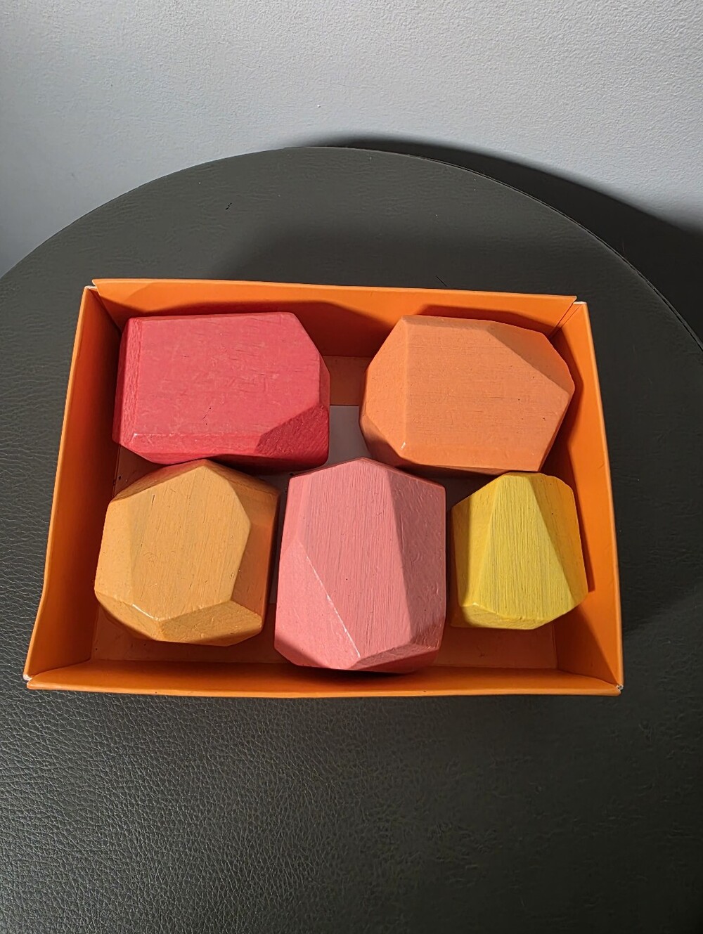 Lovevery Wooden Balancing Stacking Stones Montessori Rainbow Sensory Building